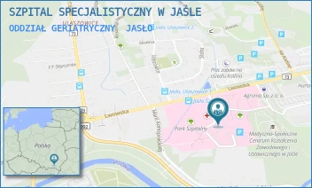 ODDZIAŁ GERIATRYCZNY - SZPITAL SPECJALISTYCZNY W JAŚLE - UL. LWOWSKA 22,  JASŁO