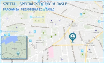 PRACOWNIA FIZJOTERAPII - SZPITAL SPECJALISTYCZNY W JAŚLE - UL. JÓZEFA IGNACEGO KRASZEWSKIEGO 13,  JASŁO