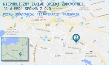 DZIAŁ (PRACOWNIA) FIZJOTERAPII - NIEPUBLICZNY ZAKŁAD OPIEKI ZDROWOTNEJ "A-W-MED" SPÓŁKA Z O.O. - UL. JANA KILIŃSKIEGO 2,  PRZEWORSK