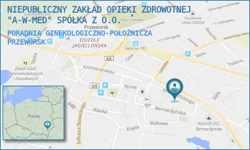PORADNIA GINEKOLOGICZNO-POŁOŻNICZA - NIEPUBLICZNY ZAKŁAD OPIEKI ZDROWOTNEJ "A-W-MED" SPÓŁKA Z O.O. - UL. JANA KILIŃSKIEGO 2,  PRZEWORSK