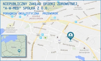 PORADNIA OKULISTYCZNA - NIEPUBLICZNY ZAKŁAD OPIEKI ZDROWOTNEJ "A-W-MED" SPÓŁKA Z O.O. - UL. JANA KILIŃSKIEGO 2,  PRZEWORSK