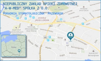 PORADNIA STOMATOLOGICZNA - NIEPUBLICZNY ZAKŁAD OPIEKI ZDROWOTNEJ "A-W-MED" SPÓŁKA Z O.O. - UL. KILIŃSKIEGO 2,  PRZEWORSK