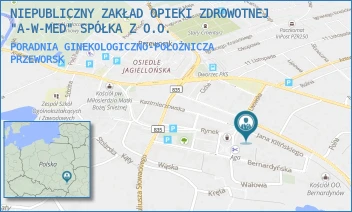 PORADNIA GINEKOLOGICZNO-POŁOŻNICZA - NIEPUBLICZNY ZAKŁAD OPIEKI ZDROWOTNEJ "A-W-MED" SPÓŁKA Z O.O. - UL. KILIŃSKIEGO 2,  PRZEWORSK