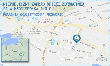 PORADNIA OKULISTYCZNA - NIEPUBLICZNY ZAKŁAD OPIEKI ZDROWOTNEJ "A-W-MED" SPÓŁKA Z O.O. - UL. KILIŃSKIEGO 2,  PRZEWORSK