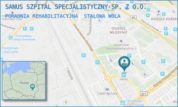 PORADNIA REHABILITACYJNA - SANUS SZPITAL SPECJALISTYCZNY SP. Z O.O. - UL. WOJSKA POLSKIEGO 5,  STALOWA WOLA