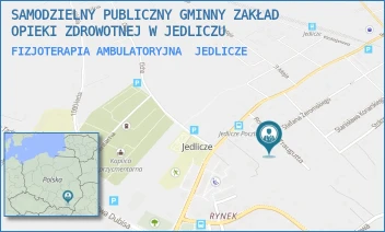 FIZJOTERAPIA AMBULATORYJNA - SAMODZIELNY PUBLICZNY GMINNY ZAKŁAD OPIEKI ZDROWOTNEJ W JEDLICZU - UL. ROMUALDA TRAUGUTTA 3,  JEDLICZE