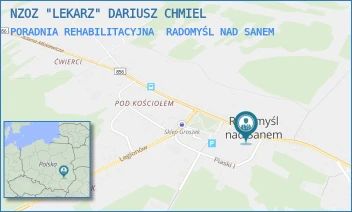 PORADNIA REHABILITACYJNA - NZOZ "LEKARZ" DARIUSZ CHMIEL - LUBELSKA 2,  RADOMYŚL NAD SANEM