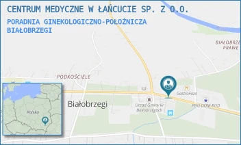 PORADNIA GINEKOLOGICZNO-POŁOŻNICZA - CENTRUM MEDYCZNE W ŁAŃCUCIE SP. Z O.O. - UL. BIAŁOBRZEGI 3A,  BIAŁOBRZEGI