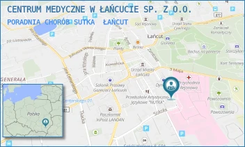 PORADNIA CHORÓB SUTKA - CENTRUM MEDYCZNE W ŁAŃCUCIE SP. Z O.O. - UL. IGNACEGO PADEREWSKIEGO 5,  ŁAŃCUT