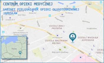 GABINET PIELĘGNIAREK OPIEKI DŁUGOTERMINOWEJ - CENTRUM OPIEKI MEDYCZNEJ - UL. 3 MAJA 41,  JAROSŁAW