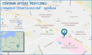 PORADNIA DIABETOLOGICZNA - CENTRUM OPIEKI MEDYCZNEJ - UL. 3 MAJA 70,  JAROSŁAW