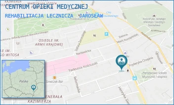 REHABILITACJA LECZNICZA - CENTRUM OPIEKI MEDYCZNEJ - UL. KRASZEWSKIEGO 17,  JAROSŁAW