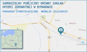 PORADNIA STOMATOLOGICZNA - SAMODZIELNY PUBLICZNY GMINNY ZAKŁAD OPIEKI ZDROWOTNEJ W RYMANOWIE - UL. KOLEJOWA 12,  WRÓBLIK SZLACHECKI