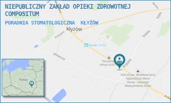 PORADNIA STOMATOLOGICZNA - NIEPUBLICZNY ZAKŁAD OPIEKI ZDROWOTNEJ COMPOSITUM - UL. MICKIEWICZA 46,  KŁYŻÓW