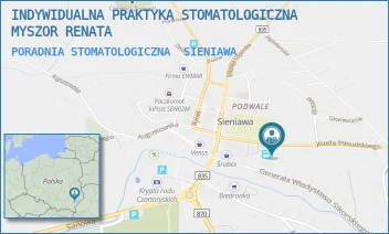 PORADNIA STOMATOLOGICZNA - INDYWIDUALNA PRAKTYKA STOMATOLOGICZNA MYSZOR RENATA - JÓZEFA PIŁSUDSKIEGO 6,  SIENIAWA