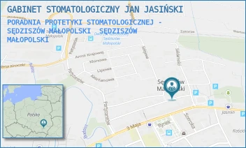 PORADNIA PROTETYKI STOMATOLOGICZNEJ - SĘDZISZÓW MAŁOPOLSKI - GABINET STOMATOLOGICZNY JAN JASIŃSKI - UL. PIEKARSKA 2,  SĘDZISZÓW MAŁOPOLSKI