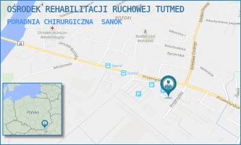 PORADNIA CHIRURGICZNA - OŚRODEK REHABILITACJI RUCHOWEJ TUTMED - PRZEMYSKA 24,  SANOK