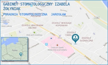 PORADNIA STOMATOLOGICZNA - GABINET STOMATOLOGICZNY IZABELA ŻOŁYNIAK - UL. OŚ. SŁONECZNE 9,  JAROSŁAW