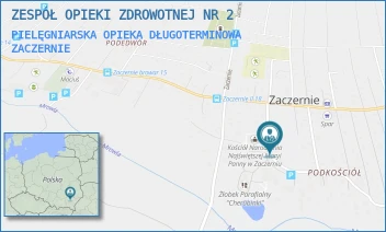 PIELĘGNIARSKA OPIEKA DŁUGOTERMINOWA - ZESPÓŁ OPIEKI ZDROWOTNEJ NR 2 W RZESZOWIE - - 662,  ZACZERNIE