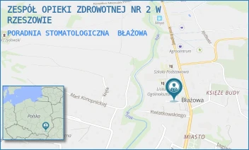 PORADNIA STOMATOLOGICZNA - ZESPÓŁ OPIEKI ZDROWOTNEJ NR 2 W RZESZOWIE - UL. ARMII KRAJOWEJ 5,  BŁAŻOWA