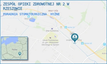 PORADNIA STOMATOLOGICZNA - ZESPÓŁ OPIEKI ZDROWOTNEJ NR 2 W RZESZOWIE - UL. - 104,  HYŻNE