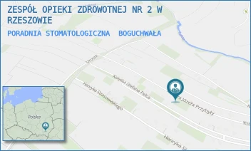 PORADNIA STOMATOLOGICZNA - ZESPÓŁ OPIEKI ZDROWOTNEJ NR 2 W RZESZOWIE - UL. DOKTORA TKACZOWA 169,  BOGUCHWAŁA