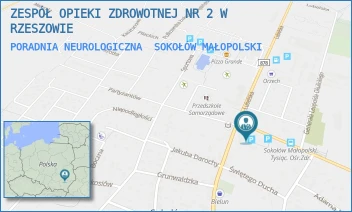 PORADNIA NEUROLOGICZNA - ZESPÓŁ OPIEKI ZDROWOTNEJ NR 2 W RZESZOWIE - UL. TYSIĄCLECIA 4,  SOKOŁÓW MAŁOPOLSKI