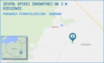 PORADNIA STOMATOLOGICZNA - ZESPÓŁ OPIEKI ZDROWOTNEJ NR 2 W RZESZOWIE - UL. - 36A,  DĄBROWA