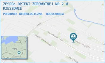 PORADNIA NEUROLOGICZNA - ZESPÓŁ OPIEKI ZDROWOTNEJ NR 2 W RZESZOWIE - UL. DOKTORA TKACZOWA 169,  BOGUCHWAŁA