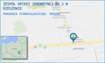 PORADNIA STOMATOLOGICZNA - ZESPÓŁ OPIEKI ZDROWOTNEJ NR 2 W RZESZOWIE - UL. - 944,  KRASNE