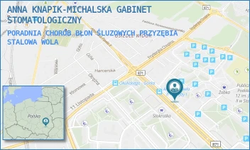 PORADNIA CHORÓB BŁON ŚLUZOWYCH PRZYZĘBIA - ANNA KNAPIK-MICHALSKA GABINET STOMATOLOGICZNY - UL. AL.JANA PAWŁA II 70,  STALOWA WOLA