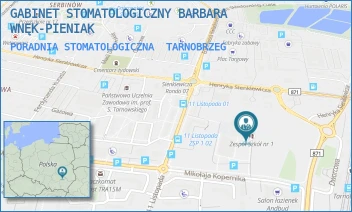 PORADNIA STOMATOLOGICZNA - GABINET STOMATOLOGICZNY BARBARA WNĘK-PIENIAK - UL. MIKOŁAJA KOPERNIKA 49,  TARNOBRZEG