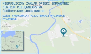 DZIAŁ (PRACOWNIA) FIZJOTERAPII MYCZKOWCE - NIEPUBLICZNY ZAKŁAD OPIEKI ZDROWOTNEJ CENTRUM PIELĘGNIARSTWA ŚRODOWISKOWO-RODZINNEGO - UL. MYCZKOWCE 10,  MYCZKOWCE