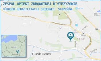 OŚRODEK REHABILITACJI DZIENNEJ - ZESPÓŁ OPIEKI ZDROWOTNEJ W STRZYŻOWIE - UL. PARKOWA 4,  STRZYŻÓW