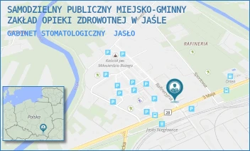 GABINET STOMATOLOGICZNY - SAMODZIELNY PUBLICZNY MIEJSKO-GMINNY ZAKŁAD OPIEKI ZDROWOTNEJ W JAŚLE - UL. 3 MAJA 101,  JASŁO