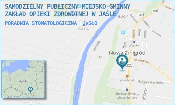 PORADNIA STOMATOLOGICZNA - SAMODZIELNY PUBLICZNY MIEJSKO-GMINNY ZAKŁAD OPIEKI ZDROWOTNEJ W JAŚLE - UL. ADAMA MICKIEWICZA 4,  JASŁO