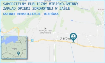 GABINET REHABILITACJI - SAMODZIELNY PUBLICZNY MIEJSKO-GMINNY ZAKŁAD OPIEKI ZDROWOTNEJ W JAŚLE - UL. BIERÓWKA 50,  BIERÓWKA
