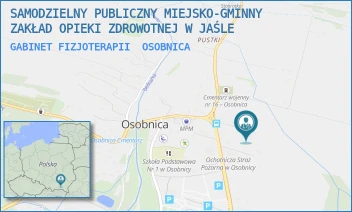 GABINET FIZJOTERAPII - SAMODZIELNY PUBLICZNY MIEJSKO-GMINNY ZAKŁAD OPIEKI ZDROWOTNEJ W JAŚLE - OSOBNICA 779,  OSOBNICA