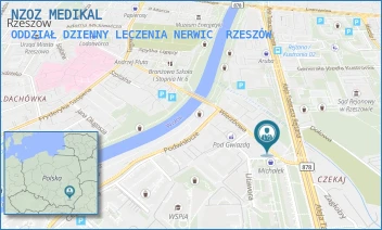 ODDZIAŁ DZIENNY LECZENIA NERWIC - NZOZ MEDIKAL - UL. WIERZBOWA 10,  RZESZÓW