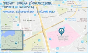PORADNIA LOGOPEDYCZNA - "MEDYK" SPÓŁKA Z OGRANICZONĄ ODPOWIEDZIALNOŚCIĄ - UL. STANISŁAWA STASZICA 4,  STALOWA WOLA