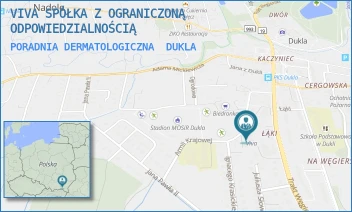 PORADNIA DERMATOLOGICZNA - VIVA SPÓŁKA Z OGRANICZONĄ ODPOWIEDZIALNOŚCIĄ - UL. SŁOWACKA 11,  DUKLA