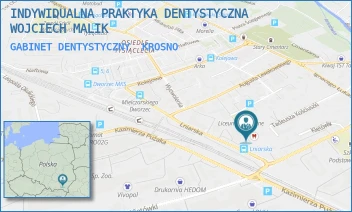 GABINET DENTYSTYCZNY - INDYWIDUALNA PRAKTYKA DENTYSTYCZNA WOJCIECH MALIK - LEWAKOWSKIEGP 49B,  KROSNO