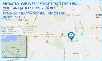PORADNIA DERMATOLOGICZNA - PRYWATNY GABINET DERMATOLOGICZNY LEK. MED. ANITA KAZIENKO-JÓŹWIK - UL. 3-GO MAJA 29,  SĘDZISZÓW MAŁOPOLSKI