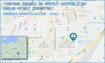 PORADNIA STOMATOLOGICZNA - "CENTRUM ZDROWIA DR MASTEJ" NIEPUBLICZNY ZAKŁAD OPIEKI ZDROWOTNEJ - UL. STANISŁAWA STASZICA 17A,  JASŁO