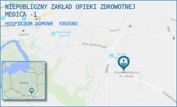 HOSPICJUM DOMOWE - NIEPUBLICZNY ZAKŁAD OPIEKI ZDROWOTNEJ MEDICA -1 - UL. KOPALNIANA 17A,  KROSNO