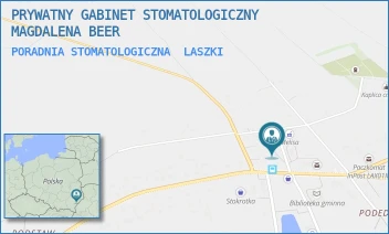 PORADNIA STOMATOLOGICZNA - PRYWATNY GABINET STOMATOLOGICZNY MAGDALENA BEER - LASZKI 35A,  LASZKI