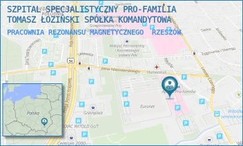 PRACOWNIA REZONANSU MAGNETYCZNEGO - SZPITAL SPECJALISTYCZNY PRO-FAMILIA TOMASZ ŁOZIŃSKI SPÓŁKA KOMANDYTOWA - UL. WITOLDA 6B,  RZESZÓW