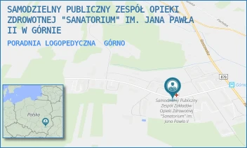 PORADNIA LOGOPEDYCZNA - SZPITAL CHORÓB PŁUC I OPIEKA DŁUGOTERMINOWA IM. ŚW. JANA PAWŁA II W GÓRNIE - UL. RZESZOWSKA 5,  GÓRNO