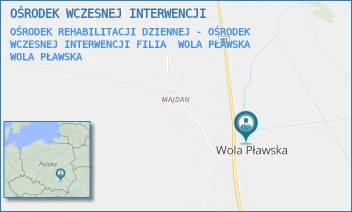 OŚRODEK REHABILITACJI DZIENNEJ - OŚRODEK WCZESNEJ INTERWENCJI FILIA  WOLA PŁAWSKA - OŚRODEK WCZESNEJ INTERWENCJI - 36,  WOLA PŁAWSKA