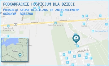 PORADNIA STOMATOLOGICZNA ZE ZNIECZULENIEM OGÓLNYM - SKOWRONEK - Ośrodek Rehabilitacji Dzieci i Młodzieży - UL. LWOWSKA 132,  RZESZÓW